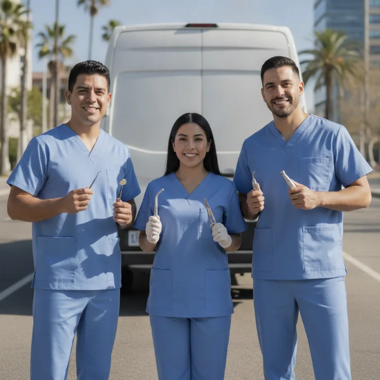 Dentista equipe em Parobe